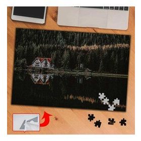 S467 Göl Kenarındaki Yaşam Doğa 240 Parça Puzzle Yapboz Tablo