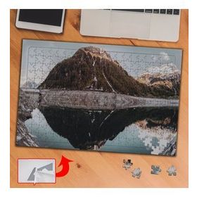 S716 Göle Yansıyan Dağ 240 Parça Puzzle Yapboz Tablo