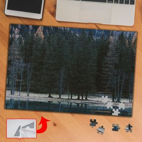 S832 Ormanda Ağaçlar Doğa 240 Parça Puzzle Yapboz Tablo