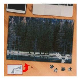S832 Ormanda Ağaçlar Doğa 240 Parça Puzzle Yapboz Tablo