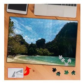 S999 Ağaçlarla Kapalı Göl 240 Parça Puzzle Yapboz Tablo
