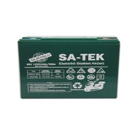 Sa-Tek 12V 24 Ah Jel Elektrikli Motorsiklet Akü