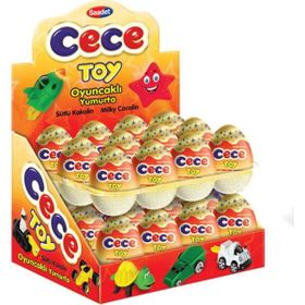 Saadet Cece 30 gr 24'lü Çikolatalı Sürpriz Yumurta