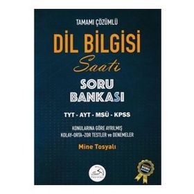 Saat Yayınları Dilbilgisi Saati Soru Bankası TYT AYT MSÜ KPSS Yeni