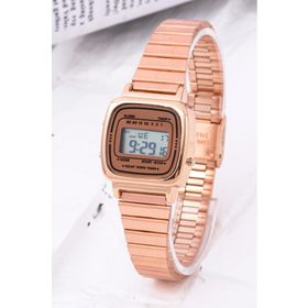 Saattino ST-304234 Retro Serisi Küçük Kadran Rose Renkli Çelik Kordon Kadın Kol Saati