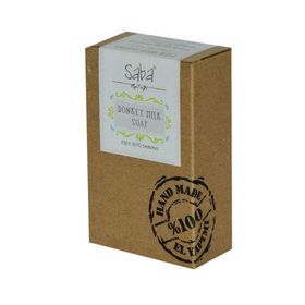 Saba 125 gr Kostiksiz El Yapımı Eşek Sütü Sabunu Saf Eşeksütlü Sabun