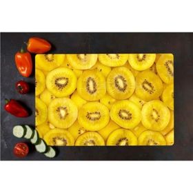Saban Altın Kivi 30x40 cm Cam Kesme Tahtası