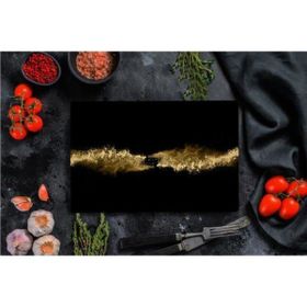 Saban Altın Toprak 30x40 cm Cam Kesme Tahtası