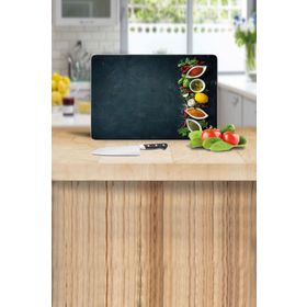 Saban Baharatlıklar 20x30 cm Cam Kesme Tahtası