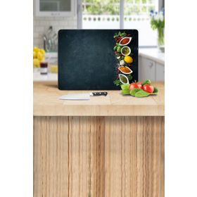 Saban Baharatlıklar 30x40 cm Cam Kesme Tablası