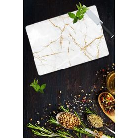 Saban Çoklu Sim Görünümlü 30x40 cm Dekoratif Cam Kesme Tahtası