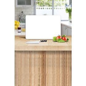 Saban Düz Beyaz 20x30 cm Cam Kesme Tahtası