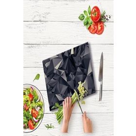Saban Kara Ayna 30x40 cm Cam Kesme Tahtası