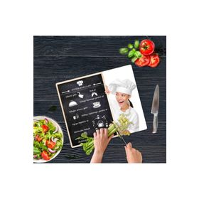 Saban Mutfak Kuralları 30x40 cm Cam Kesme Tahtası