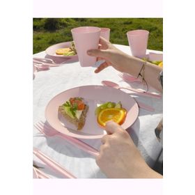 Saban Pembe 32 Parça Piknik Seti