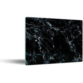 Saban Siyah Mermer 29x34 cm Cam Kesme Tahtası