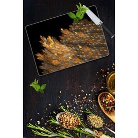 Saban Sonbahar 20x30 cm Cam Kesme Tahtası