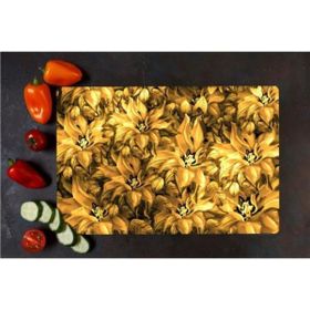 Saban Sonbahar Sarısı 30x40 cm Cam Kesme Tahtası