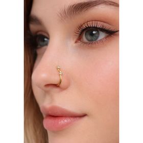 Sacce Scarves & Accessories Antik Model Sıkıştırmalı Gold Antik Model Sıkıştırmalı Kıkırdak Küpesi Hızma