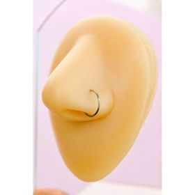 Sacce Scarves&Accessories 10 mm 316 L Çelik Düz Halka Model Gümüş Hızma