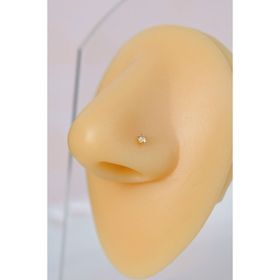 Sacce Scarves&Accessories 316 L Çelik Gold Renkli Tektaş Hızma Burun Nostril Screw Piercingi