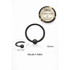 Sacce Scarves&Accessories 316L Cerrahi Çelik Sabit Toplu Halka Hızma