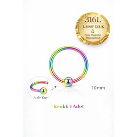 Sacce Scarves&Accessories 316L Cerrahi Çelik Sabit Toplu Halka Hızma