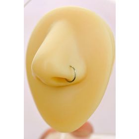 Sacce Scarves&Accessories 8 mm 316 L Çelik Düz Halka Model Gümüş Renk Hızma