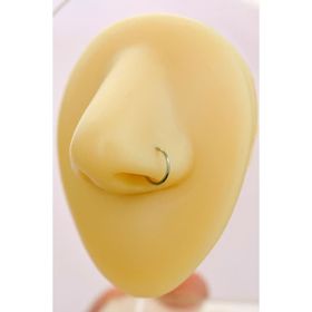 Sacce Scarves&Accessories 8 mm 316 L Çelik Düz Halka Model Gümüş Renk Hızma