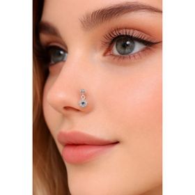 Sacce Scarves&Accessories 925 Ayar Gümüş Nazar Çiçek Sallantılı Hızma