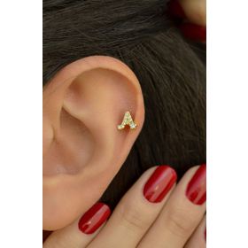 Sacce Scarves&Accessories A Harfi Helix Kıkırdak Lob Tragus Piercing