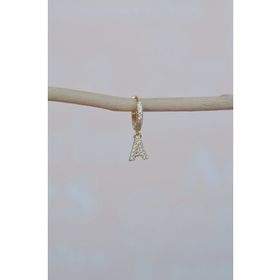 Sacce Scarves&Accessories A Harfi Tekli Küpe