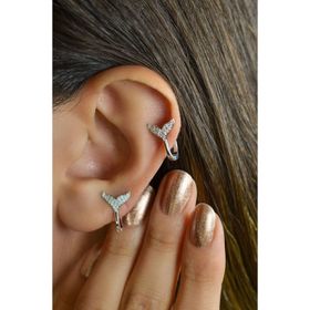 Sacce Scarves&Accessories Balina Kuyruğu Şans Helix Kıkırdak Lob Piercing