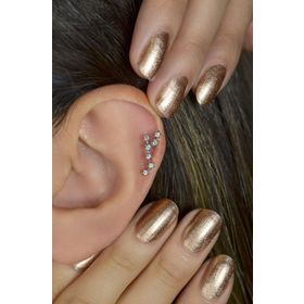Sacce Scarves&Accessories Başak Burcu Küpe Takımyıldızı Yıldızlı Helix Gümüş Renk Piercing
