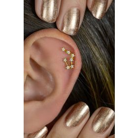 Sacce Scarves&Accessories Boğa Burcu Küpe Takımyıldızı Gold Taurus Piercing