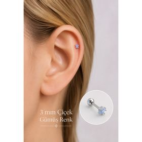 Sacce Scarves&Accessories Çok Mini Çiçekli Helix Piercing