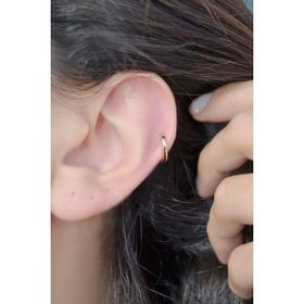 Sacce Scarves&Accessories Düz Halka Tragus Piercing