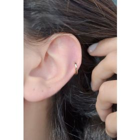 Sacce Scarves&Accessories Düz Halka Tragus Piercing