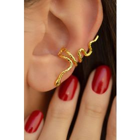 Sacce Scarves&Accessories Earcuff Yılan Model Sıkıştırmalı Kıkırdak Küpe