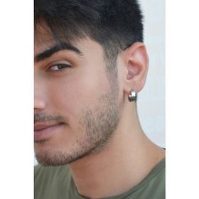 Sacce Scarves&Accessories Erkek Çelik Halka Gümüş Renkli Küpe