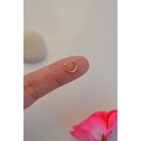 Sacce Scarves&Accessories Gold Mini Nokta 6 mm Toplu Çelik Piercing