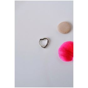 Sacce Scarves&Accessories Gümüş Renkli Kalp Tragus Helix Kıkırdak Küpesi Piercing