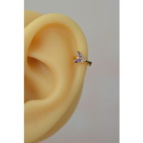 Sacce Scarves&Accessories Halka Tragus Helix Kıkırdak Küpesi Piercing