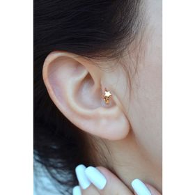 Sacce Scarves&Accessories Halka Tragus Helix Kıkırdak Küpesi Piercing