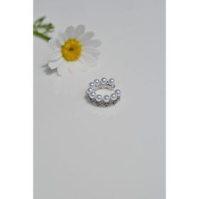 Sacce Scarves&Accessories İncili Taç Model Sıkıştırma Kıkırdak Earcuff Küpe