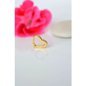 Sacce Scarves&Accessories Kalp Tragus Helix Kıkırdak Küpesi Piercing