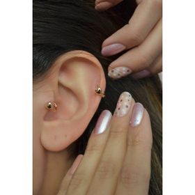 Sacce Scarves&Accessories Kalp Tragus Helix Kıkırdak Küpesi Piercing