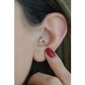 Sacce Scarves&Accessories Kalpli Halka Tragus Helix Kıkırdak Küpesi Piercing