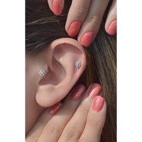 Sacce Scarves&Accessories Kar Tanesi Helix Kıkırdak Piercing