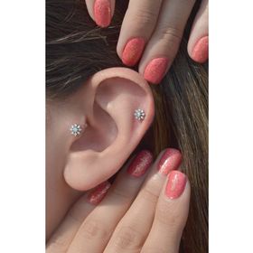 Sacce Scarves&Accessories Kar Tanesi Helix Kıkırdak Piercing